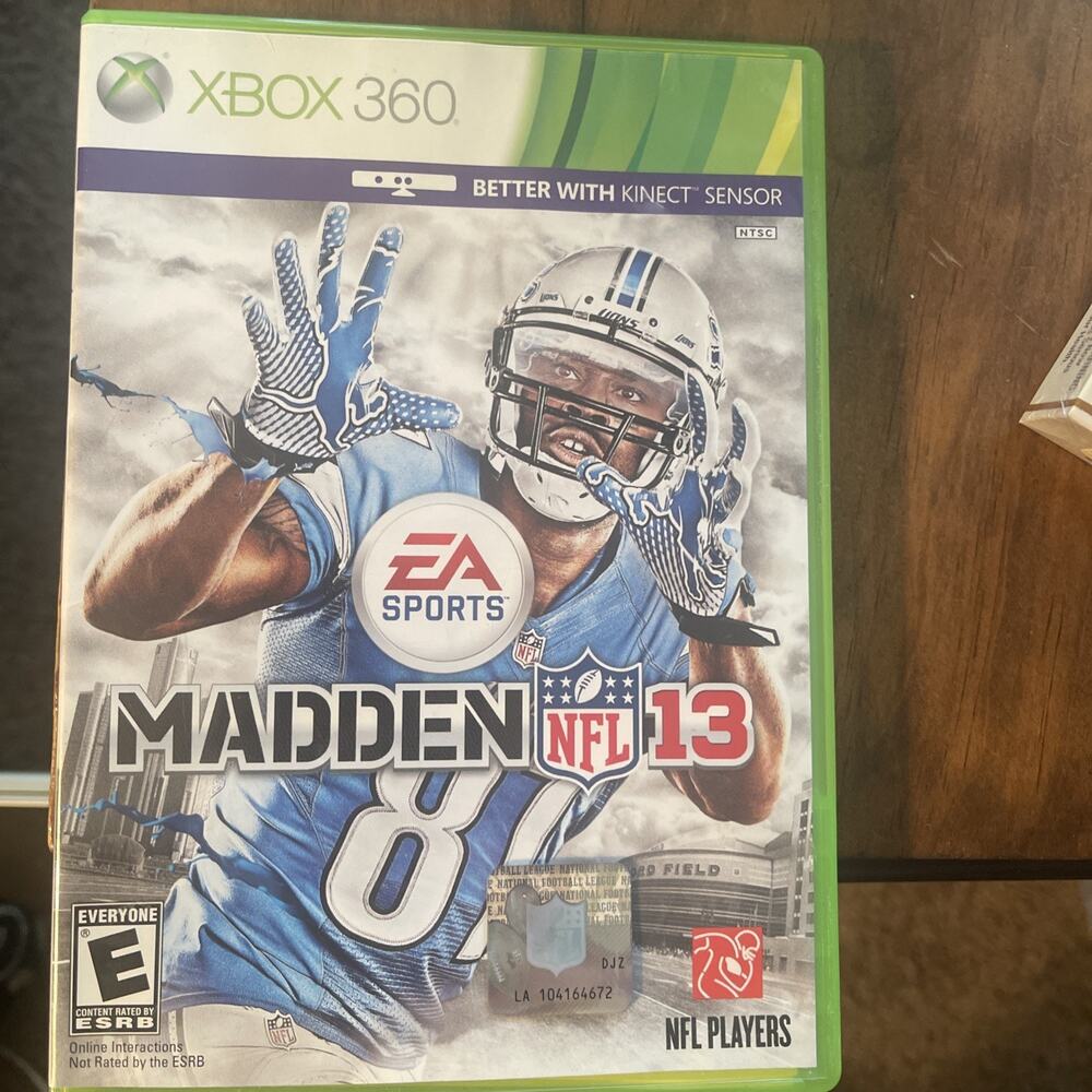 Madden NFL 13 - Microsoft Xbox 360, 2012 - Game Tested